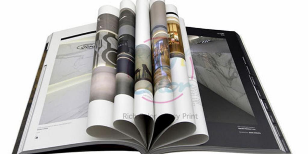 Catalog printing with index tabs displays unique details