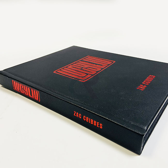 Leather Bound Cookbook Printing With Foil